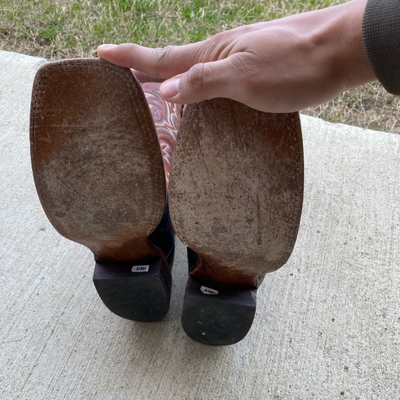 Justin Men’s Square toe Ostrich Boots - Picture 5 of 5